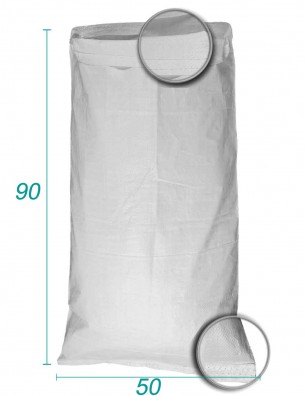 saco a granel em polipropileno branco 50x90