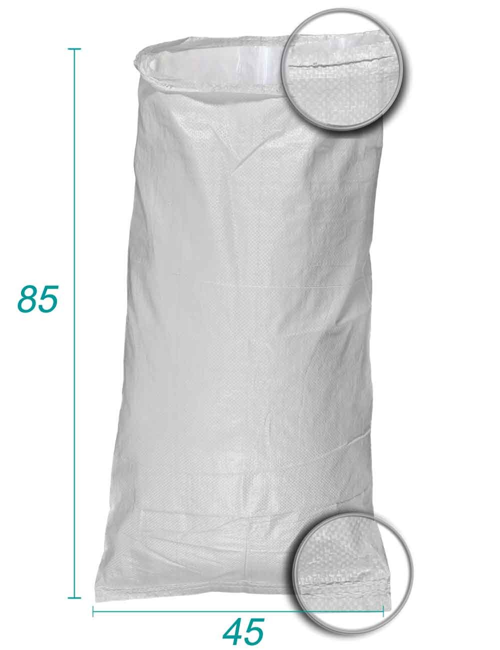 saco reutilizável em tecido de polipropileno com forro 45x85 - 35 l