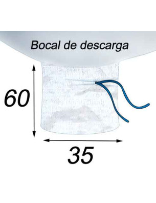 Bocal de descarga 35X60