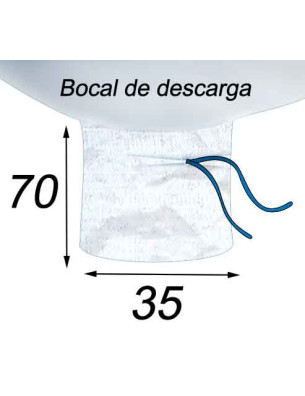 Bocal de descarga 35X70