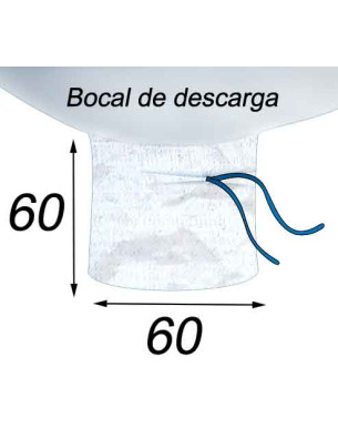 Bocal de descarga 60X60