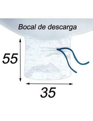 Bocal de descarga 35X55