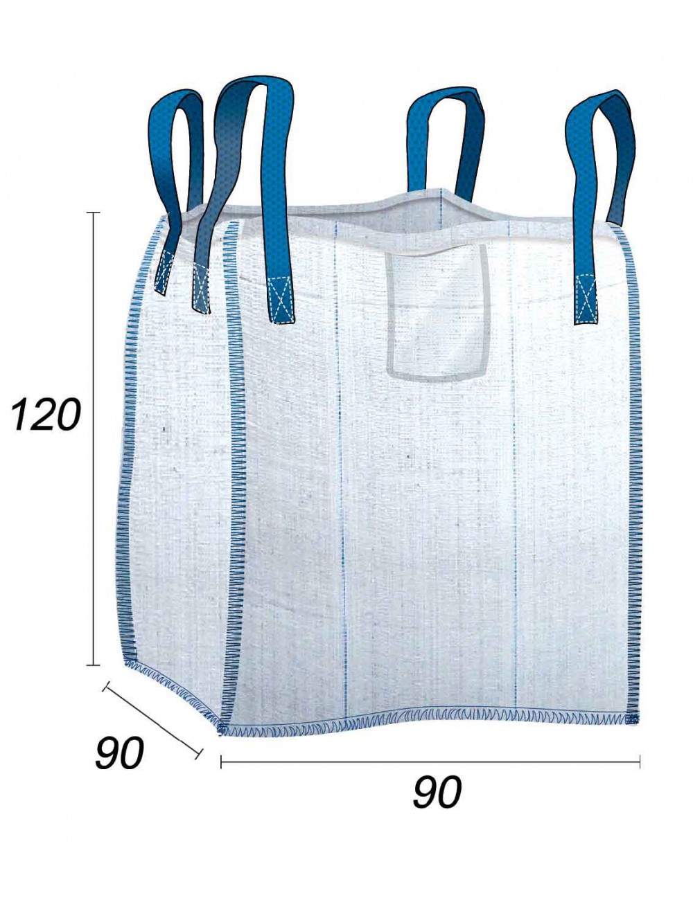 bigbag standard para materiais e construção