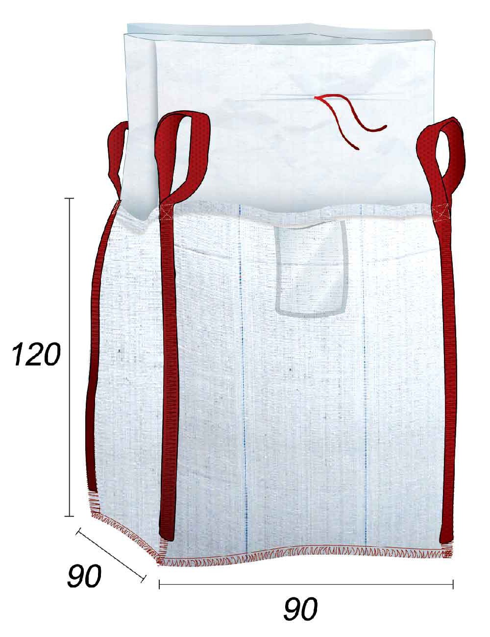 big bag 1 t com revestimento interno