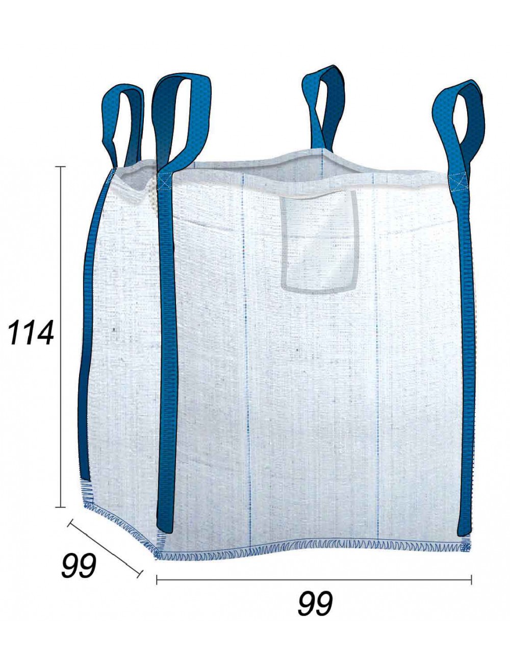 big bag ventilado cavacos, casca e serrim húmido