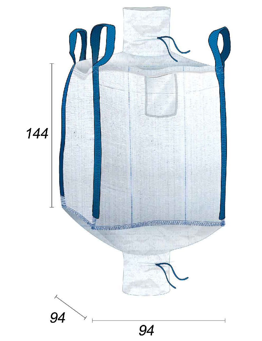 big bag resistente e reutilizável