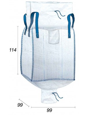 big bag aprovado para contacto com alimentos e estanque