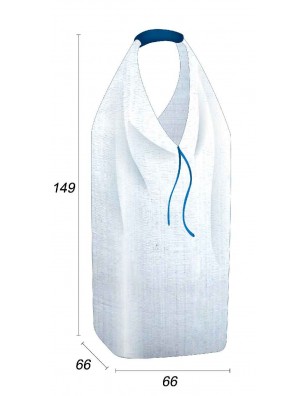 big bag 1 ponto com revestimento interno suspenso