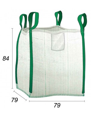 sacos para resíduos verdes 450 l ideal para particulares - 75x75x80